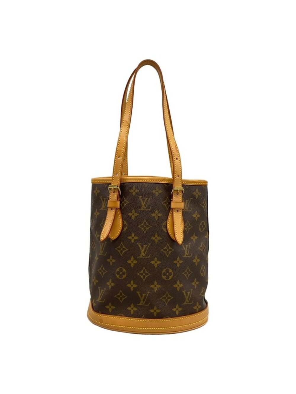 Louis Vuitton Shoulder Bag Monogram Petit Bucket